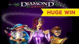 I FINALLY PLAYED IT! Diamond Queen Slot - HUGE WIN BONUS!