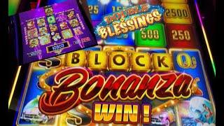 Block Bonanza Live Play and Double Blessings at Blackhawk