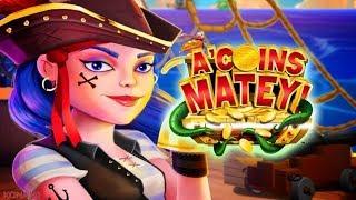 ACOINS MATEY - MAX BET bonus - 2c denom- Slot Machine Bonus
