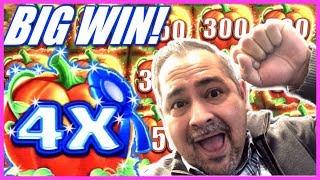 I DID IT! • BLUE RIBBON PUMPKIN FOUND! • 44 SPINS AT 4X MIGHTY CASH BIG WIN!! | Slot Traveler