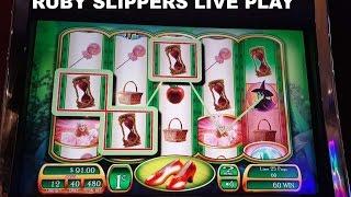 Wizard of Oz Ruby Slippers Live Play MAX BET at the Cosmopolitan Las Vegas slot machine