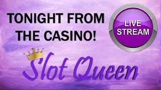 • LIVE TONIGHT ! It’s Slot Queen Trivia time • YOU win YOU pick the slot •