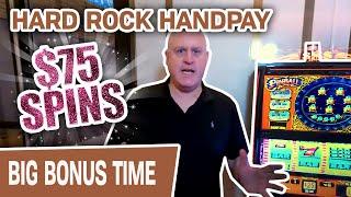 ⋆ Slots ⋆ $75 Spins = HARD ROCK HANDPAY! ⋆ Slots ⋆ Pinball and Lock It Link in HOLLYWOOD FLORIDA