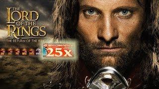 Lord of the Rings (ROTK)  - Nice Win **RETRIGGER** - Slot Machine Bonus