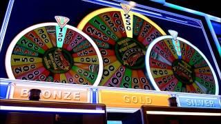 Wheel of Fortune Triple Spin Slot Machine Bonus Win (queenslots)