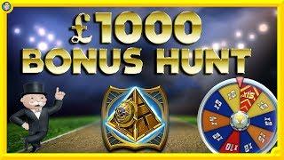 £1000 BONUS HUNT: Wild Derby, Montezuma Megaways, Monopoly Megaways & MORE!!!