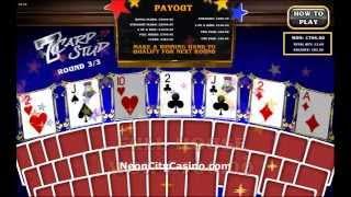 Neon City Casino Video Slot 7 Card Stud Big Win