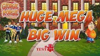 HUGE MEGA BIG WIN ON GEORGIE PORGIE SLOT (MICROGAMING) - 1,80€ BET!