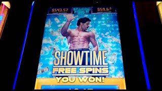 Free Spins! Magic Mike Slot Machine BONUS Las Vegas