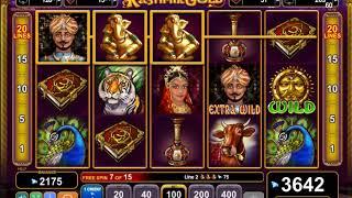 Kashmir Gold slot machine - 11,125 win!