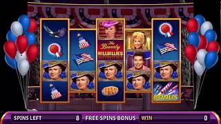 THE BEVERLY HILLBILLIES: JULY JAMBOREE Video Slot Casino Game with a FIREWORKS FREE SPIN BONUS