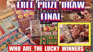 Scratchcard...PRIZE DRAW FINAL....WHO ARE THE LUCKY WINNERS..says ★ Slots ★