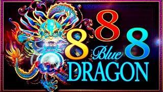888 Blue Dragon Slot - NICE SESSION, ALL FEATURES!