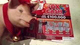 80.00 pounds worth of 10x CASH Scratchcards..1/2 FULL PACK..What Can We Win???