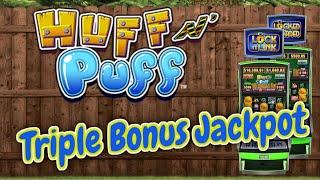 4 Huff N Puff Bonus Rounds In Less Than 10 Minutes - Lock it Link Jackpots!