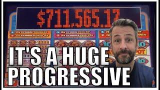 I've never seen a progressive SO BIG on the Bonus Times Slot Machine!! I had to play it!