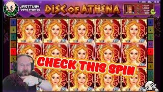 Check this Spin! Streamer Predicts huge win from Disc of Athena!