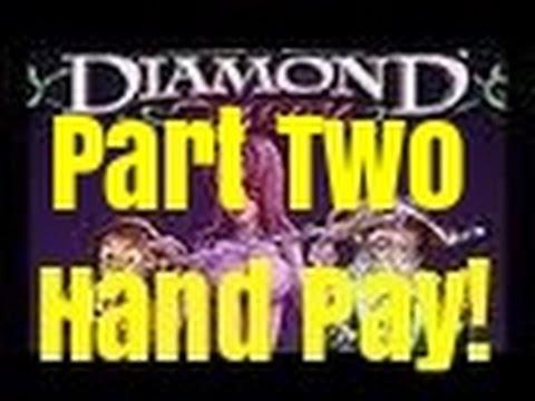 HAND PAY! Diamond Queen Slot Machine Bonus- Live Play- part 2 of 2
