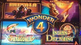 WONDER 4 ALL GAMES !!! - Many Bonuses,  Coin Shows and Wins - Aristocrat Slot Machine