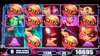 Mr. Hyde's Wild Ride Slot Machine Bonus - Free Spins with Sticky Wilds - MEGA BIG WIN