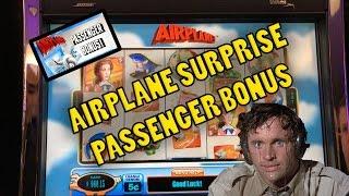 •️ Airplane Slot Machine With A Surprise Passenger • Bonus! •️