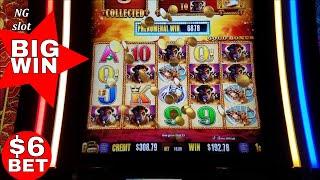 Buffalo Gold Slot Machine  •BIG WIN• Bonus $6 Max Bet  !! Live Slot Play