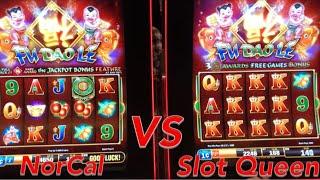 Fu Dao Le Slot Challenge * Who WINS ? Norcal or Slot Queen ? Progressive Jackpot win