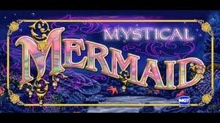 Mystical Mermaid slot bonus free spins, re-trigger & big win