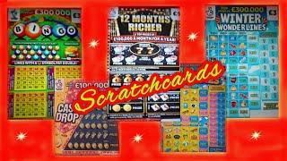 What an EXCITING Scratchcard Game..12 Mths RICHER..WONDERLINES..CASHLINES..BINGO..CASH DROP..5X CASH