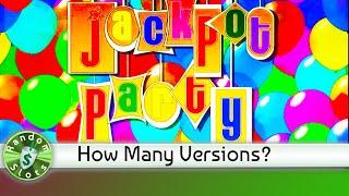 Super Jackpot Party slot machine bonus, How many versions are there