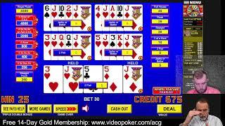 WIN A $50 AMAZON GIFT CARD! Video Poker Challenge - February 16, 2022