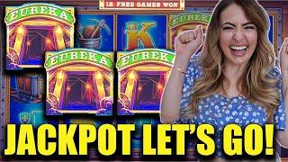 You Finally Bet Up & Win 12 Free Games JACKPOT On Eureka Blast In Vegas ⋆ Slots ⋆