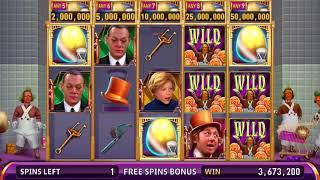 WILLY WONKA: THE CHOCOLATE RIVER Video Slot Casino Game with a GOLDEN GOOSE FREE SPIN BONUS