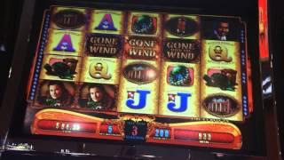 LIVE PLAY/BONUS! "GONE WITH THE WIND" Slot Machine Bonus (Max Bet!)