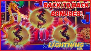 HIGH LIMIT Lightning Link Dragon's Riches ⋆ Slots ⋆️(3) $12.50 Bonus Rounds Slot Machine Casino