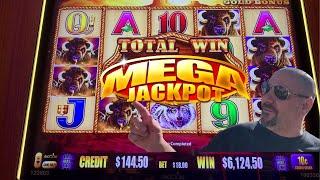 ⋆ Slots ⋆️ MASSIVE ⋆ Slots ⋆️MY BIGGEST JACKPOT BUFFALO GOLD $18 BET!!! #resortsworld #jackpot  #handpay
