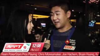 APPT Melbourne 2011: Day 1 Intro with Bryan Huang - PokerStars.com
