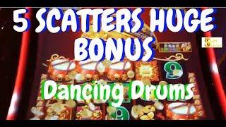 Dancing Drums 5 Scatters!!! Slot Machine VOTE FOR NAMING See Below