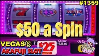 VEGAS ⑥ Wheel of Fortune 2x3x4x5x Times Pay Slot Jackpot Handpay, Triple Jackpot Jewels Slot 赤富士スロット