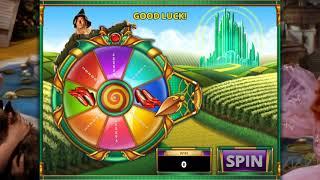 THE WIZARD OF OZ: NO PLACE LIKE HOME Video Slot Casino Game with a RUBY SLIPPERS WHEEL BONUS