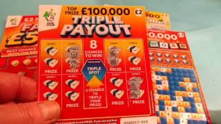 New CASH SPECTACULAR Scratchcard..FAST 500...LUCKY LINES..CASHWORD..TRIPLE PAYOUT
