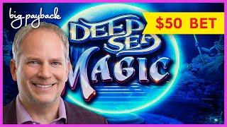 $50 MAX BET BONUS! Drop & Lock Deep Sea Magic Slot - CRAZY BATTLE, WOW!!