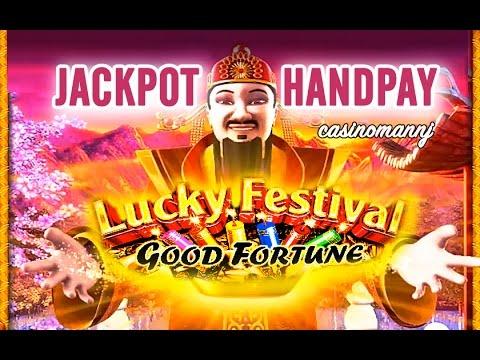 **JACKPOT HANDPAY** - LUCKY FESTIVAL GOOD FORTUNE SLOT - SUPER HUGE - MAX BET! - Slot Machine Bonus