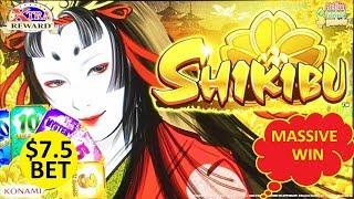 Slot Machine •MEGA BIG WIN• Shikibu Slot Machine Bonuses Won & •MASSIVE LINE HIT• KONAMI SLOT