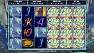 COYOTE QUEEN Video Slot Casino Game with a FREE SPIN BONUS and JACKPOT