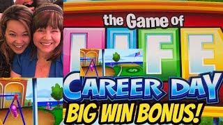 BIG WIN! GAME OF LIFE CAREER DAY WITH CAROLINE