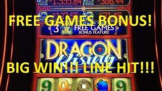 **BIG WIN/LINE HIT!!** Dragon Rising Slot Machine Bonus