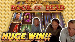 HUGE WIN! BOOK OF DEAD BIG WIN -  Casino Slots from Casinodaddy LIVE STREAM