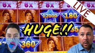 LIVE! Rich wanted to stop ⋆ Slots ⋆ We kept spinning and WON BIG!