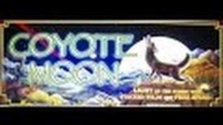 Coyote Moon Slot Machine- Live Play- Winning-Quarter